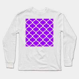 Moroccan Quatrefoil 26 Long Sleeve T-Shirt